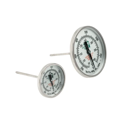 Afbeelding van Big Green Egg Tel Tru Thermometer 8 Cm Zilver Hulpmiddelen