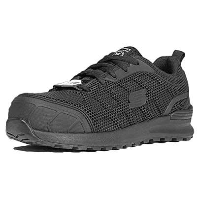 Afbeelding van Skechers Bulklin Ayak veiligheidsschoenen voor dames, zwart.