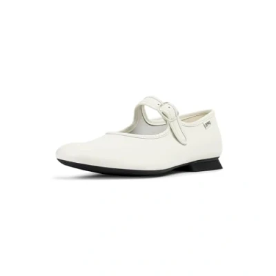 Afbeelding van Camper CASI MYRA Ballerina&#039;s met enkelbandjes, Dames, Maat: 39, Weiß natural Leer