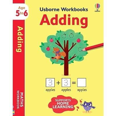 Afbeelding van Usborne Workbooks Adding 5 6