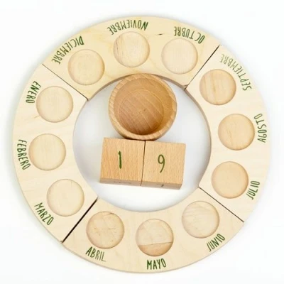 Afbeelding van Grapat Eeuwige kalender platform, kubussen, kom