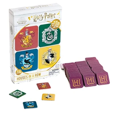 Afbeelding van Paladone Harry Potter Hogwarts Houses In A Row Spel
