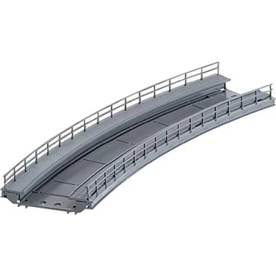 Afbeelding van Märklin 074623 H0 Oprit 1 spoor C rails (met ballastbed)