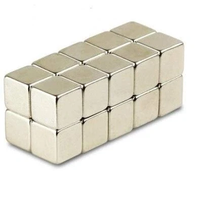 Afbeelding van Magnetastico 50 stuks neodymium magneten N52, kubus, 5 x mm, koelkastmagneet voor magneetbord, permanente magneet interactief bord