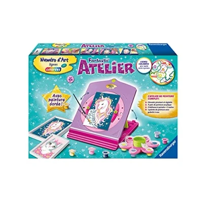 Afbeelding van Ravensburger Fantastic&#039; Atelier Nummer d&#039;Art creatieve hobby schilderset ontspannen en activiteit vanaf 7 jaar 29034 Franse versie