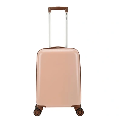Afbeelding van Decent Retro Handbagage Koffer 55 cm Pink