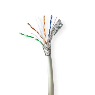 Afbeelding van Netwerkkabel Cat6a S/FTP 305 meter (Stugge kern, 100% koper)