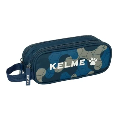 Afbeelding van Pennenetui met 2 vakken Kelme Epic Marineblauw 21 x 8 6 cm