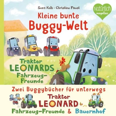 Afbeelding van Kleine bunte Buggy Welt Traktor Leonards Fahrzeug Freunde &amp; Bauernhof