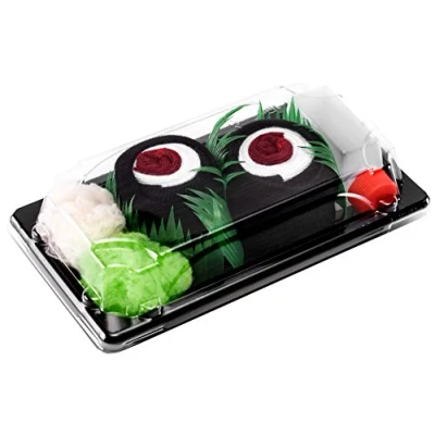 Afbeelding van Rainbow Socks Dames en heren sushi sokken tonijn Maki 1 paar,