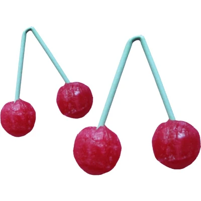Afbeelding van Dubbele Kersen Lolly 50 Stuks