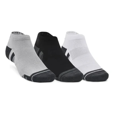 Afbeelding van Under Armour Performance TECH LOW 3 PACK Unisex Sportsokken, Maat: 47.5 50.5, Mod gray/white/jet gray