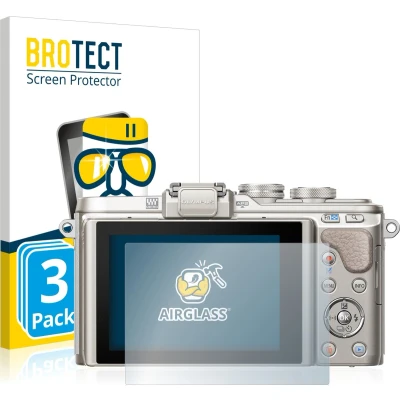 Afbeelding van BROTECT Screenprotector voor Olympus PEN E PL8 Folie Beschermfolie Beschermglas transparant (3 Stuks)