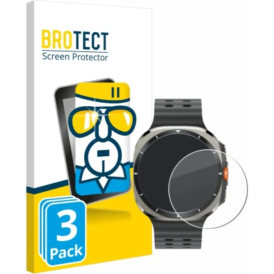 Afbeelding van BROTECT Glas Screenprotector voor Samsung Galaxy Watch Ultra (47 mm) Gehard Beschermglas 9H (3 Stuks)