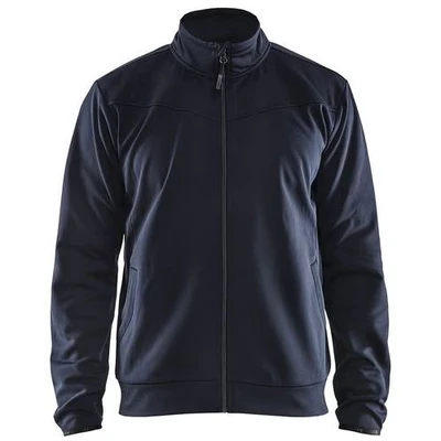 Image de Sweat zippé marine foncé/noir