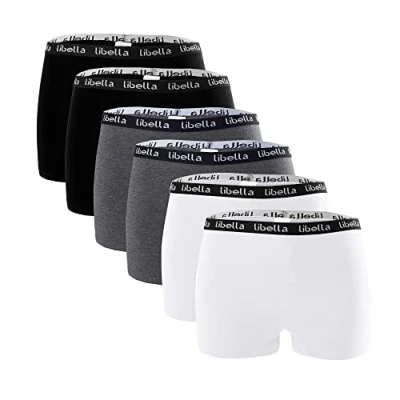Afbeelding van Libella® Panties 3407 Boxershorts voor dames, katoen, verpakking van 6 stuks