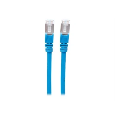 Image de Intellinet Network Patch Cable, Cat6, 15m, Blue, Copper, S/FTP, LSOH / LSZH, PVC, RJ45, Gold Plated Contacts, Snagless, Booted, Lifetime Warranty, Polybag Cordon de raccordement RJ 45 (M) pour 15 m SFTP, PiMF CAT 6 sans halogène, mo