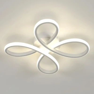 Afbeelding van Comely Plafonnier LED moderne 30 W 3400 lm pour chambre à coucher, salon, salle manger, cuisine, lumière naturelle 4500 K, cm