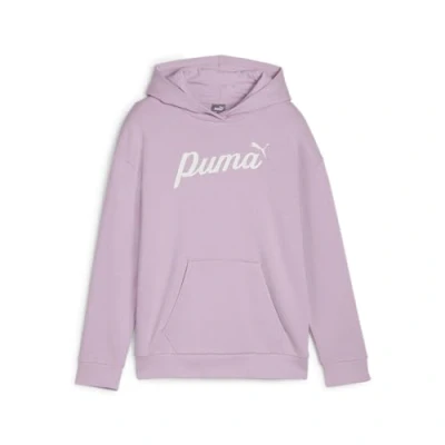 Afbeelding van Puma ESS Script Hoodie voor kinderen, Maat: 128, Grape mist