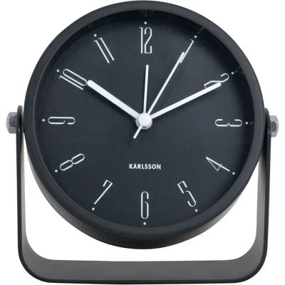 Afbeelding van Karlsson wekker Alarm Clock Regal Numbers zwart