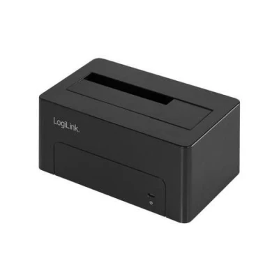 Image de LogiLink QP0027, Disque dur, SSD, SATA, Série ATA II, III, 2.5,3.5, USB 3.1 (3.1 Gen 2) Type C, 10 Gbit s, Noir