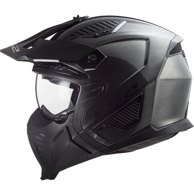 Afbeelding van LS2 Helm Drifter Jeans OF606 titanium maat XS
