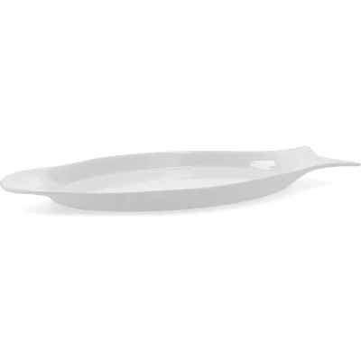 Afbeelding van Serveerschaal Quid Gastro Keramisch Wit (32.5 x 15,5 2,5 cm) (Pack 6x)