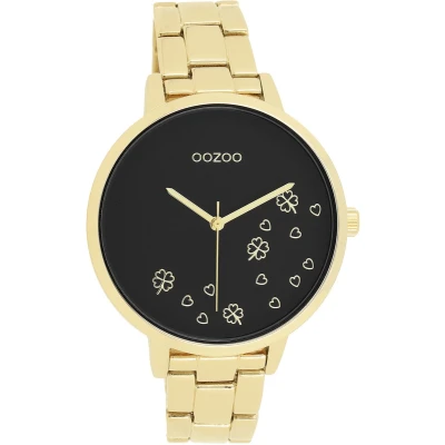 Afbeelding van OOZOO Timepieces goudkleurige horloge met roestvrijstalen armband C11124