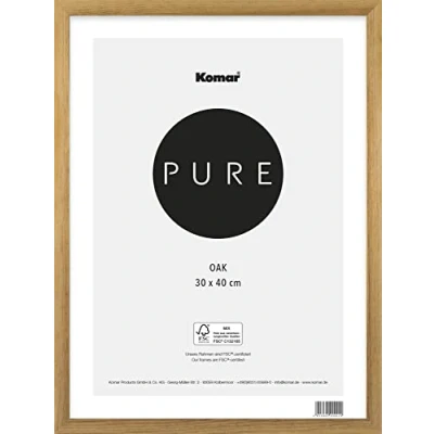 Afbeelding van Komar Houten fotolijst bruin 30 x 40 cm met zeer transparant acrylglas, naturel