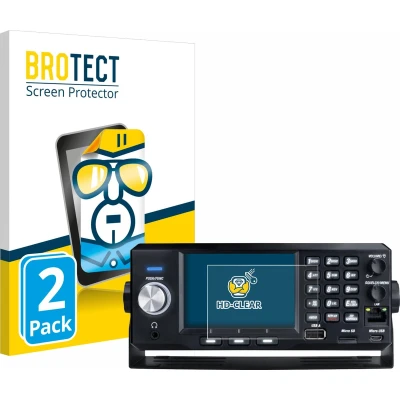 Afbeelding van BROTECT Screenprotector voor Uniden SDS200E Folie Beschermfolie transparant (2 Stuks)