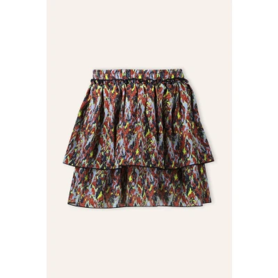 Afbeelding van Kinder Rae Print Rok Blauw Amibitous AO Maat 98 B.Nosy