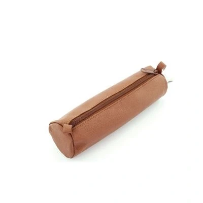 Image de Juscha JU 43147 Étui à stylos Alassio en cuir véritable brun 21x6cm