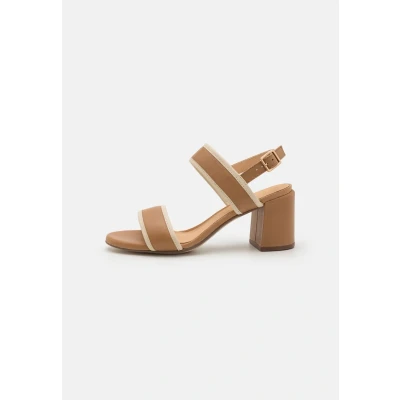Afbeelding van Clarks Ezoria Sling Sandalen, Dames, Maat: 37, Light tan combination Leer
