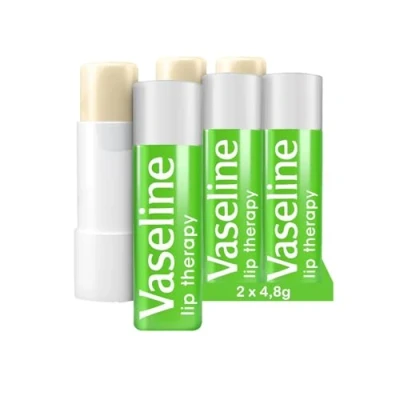 Afbeelding van Vaseline Lip Therapy aloë vera getinte lippenbalsem met en vitamine E, 2 x 4,8 g