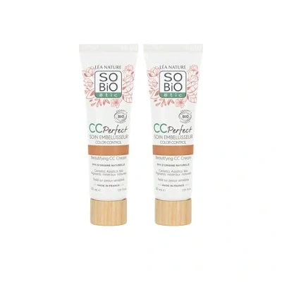 Afbeelding van Léa NATURE SO Bio Etic CC Color Control Cream gecertificeerd Perfect Medium Verfraaiingsverzorging Anti roodheid, vermoeidheid Biologische Centella Asica Veganistisch Gemaakt