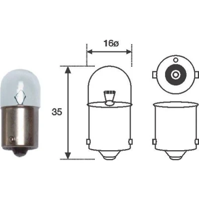 Afbeelding van Magneti Marelli Gloeilamp 004008100000
