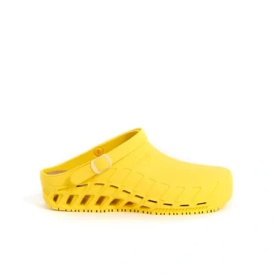 Afbeelding van Scholl Clog Evo Medische sanitaire klompen voor dames, Geel.