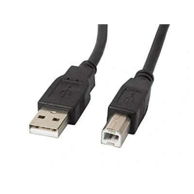 Afbeelding van Kabel USB 2.0a naar B Lanberg Zwart 1 m