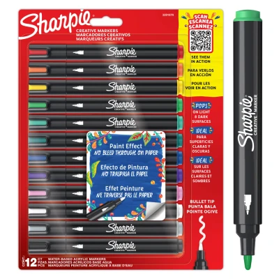 Afbeelding van Sharpie Creative Marker Assorted Colours 12pc