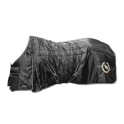 Image de Back on Track Couverture d&#039;Écurie Millie 100g Noir 135/183
