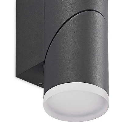 Afbeelding van Lindby Aspyn LED buiten wandlamp, 2 lamps