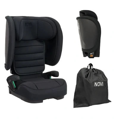 Afbeelding van 50, Korting: Novi Baby Autostoel Max I Size All Black Incl. Draagtas