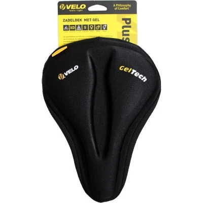 Afbeelding van Velo Plush Geltech Zadeldek O zone Sport Zwart