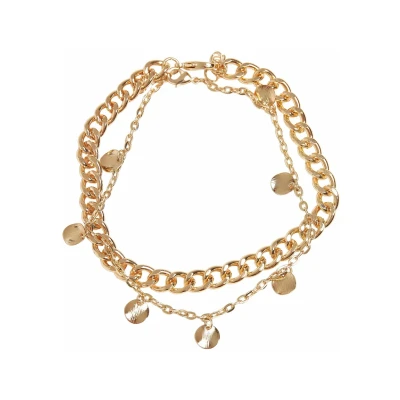 Afbeelding van Urban Classics Armband, Heren, Maat: S/M, Gold coloured