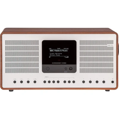 Afbeelding van Revo SuperConnect Stereo DAB+ internet radio en Spotify Walnoot/Zilver