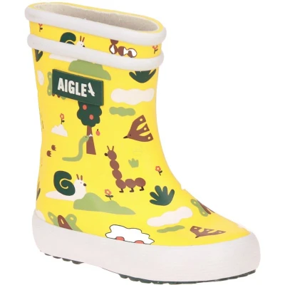 Afbeelding van Aigle Regenlaarzen voor kinderen, Maat: 22, Yellow Natuurrubber