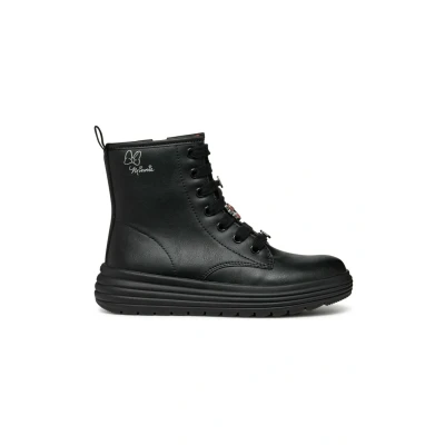 Afbeelding van Geox Phaolae Sneakers hoog voor kinderen, Maat: 28, Black Kunststof