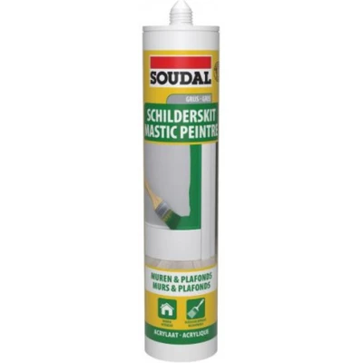 Afbeelding van Soudal acrylaat schilderskit S AK 310 grijs 300 ml
