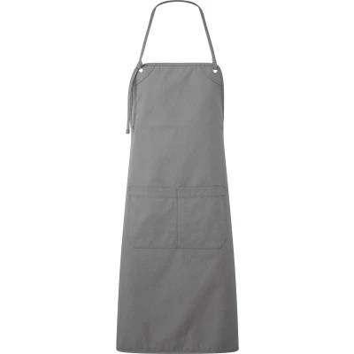 Afbeelding van Premier Artisan&#039;s Choice canvas schort met dubbele zakken PR181 Dark Grey