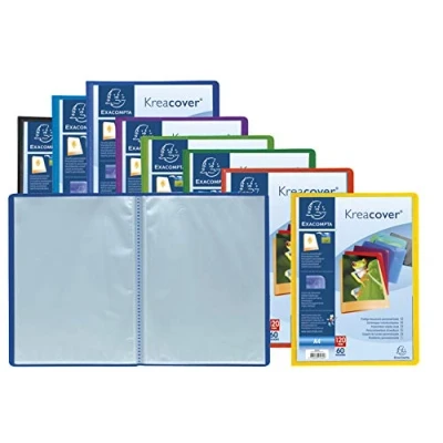 Image de Protège documents PP semi rigide kreacover® A4 Lot de 8 Exacompta